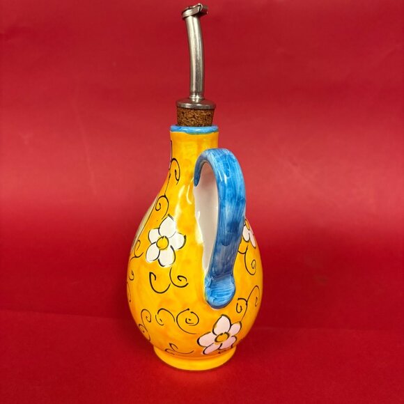 Vintage Ceramic Oil/ Olio Dispenser - Hand Painted in Sorrento Italy - Picture 7 of 7